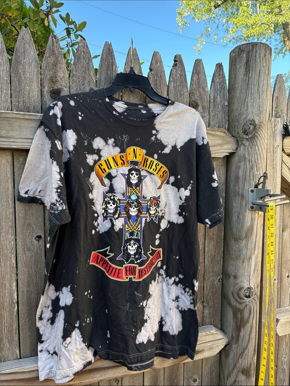 Guns & Roses XL cotton tye dye tee!